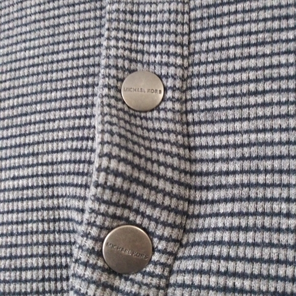Michael Kors Women Men Grey Stripes Sweater XL - Picture 4 of 8